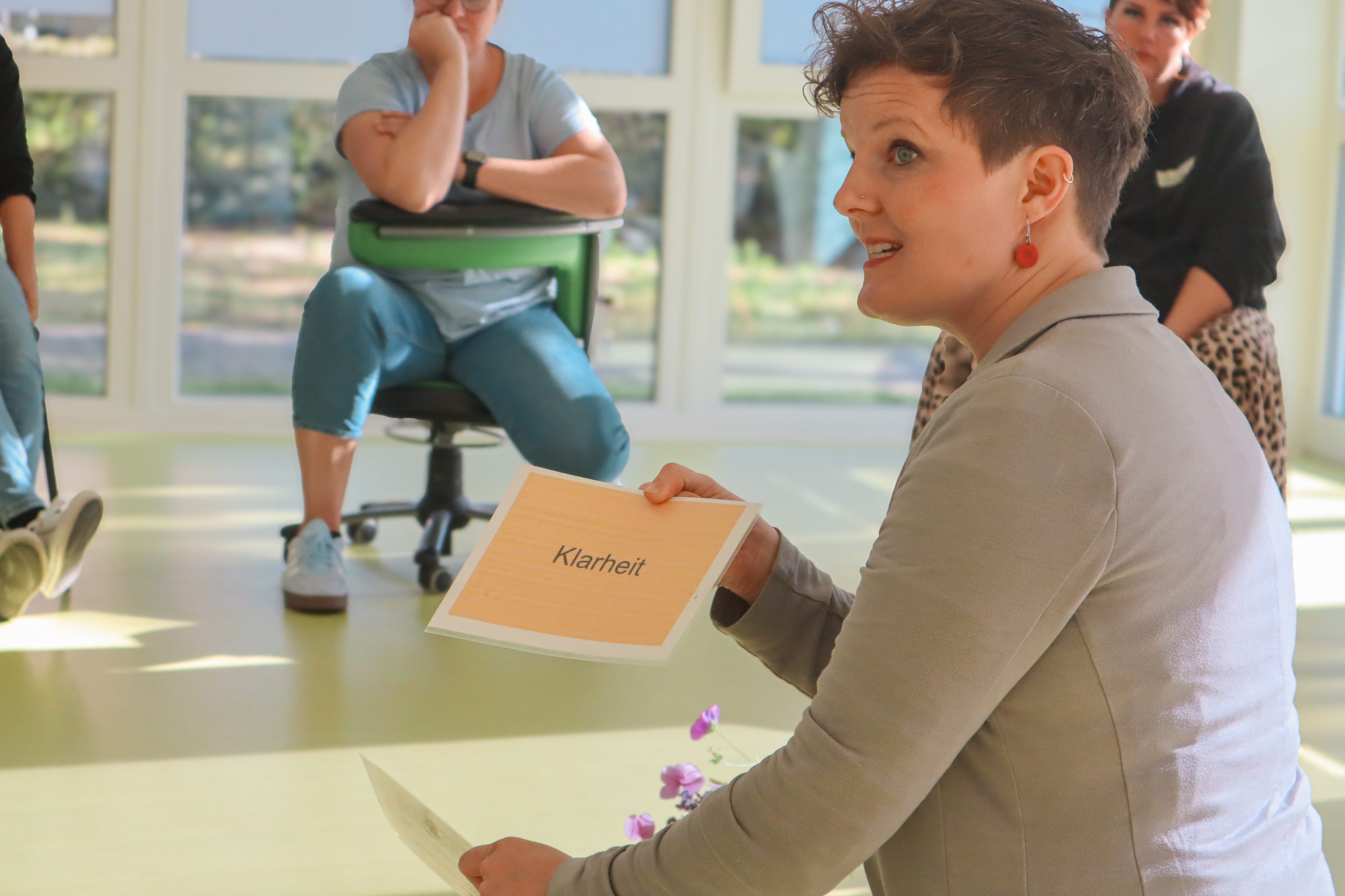 Elisabeth im Workshop