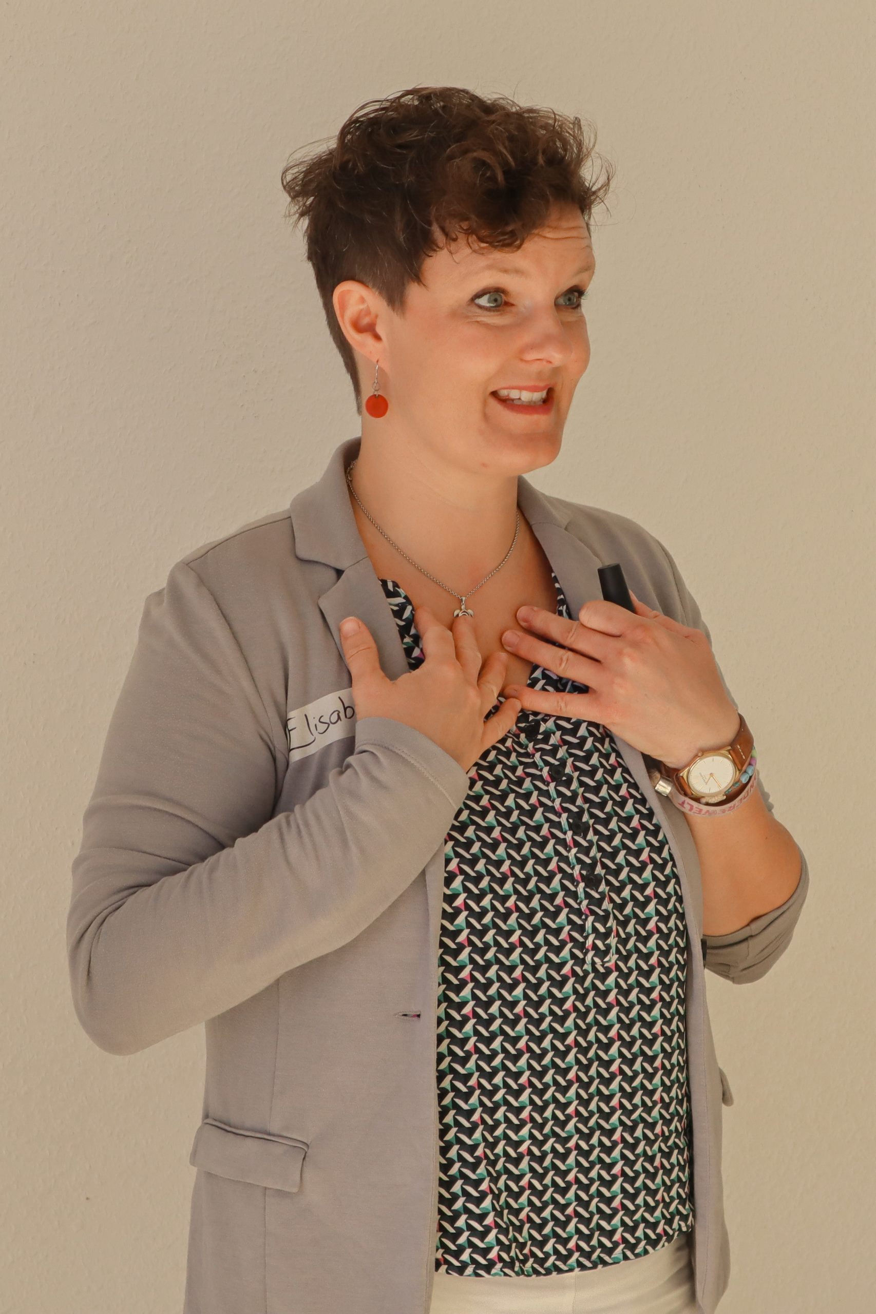 Elisabeth im Workshop